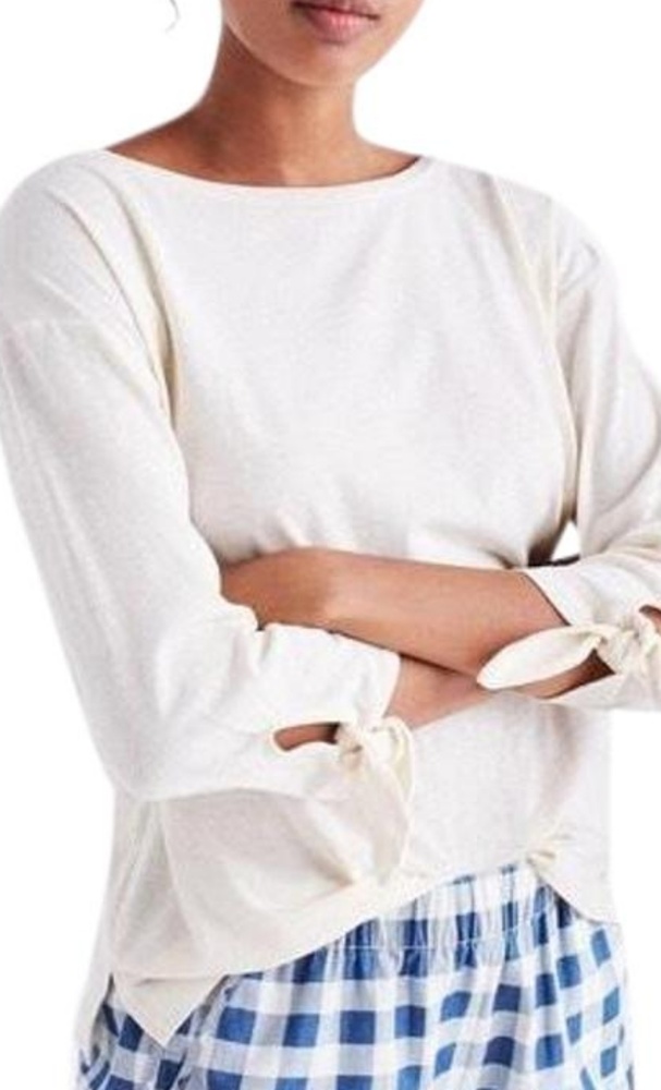 Madewell Tie Sleeve Tee